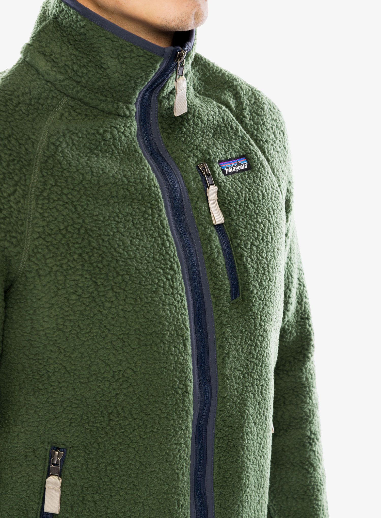 Polar Patagonia Retro Pile Jacket - torrey pine green