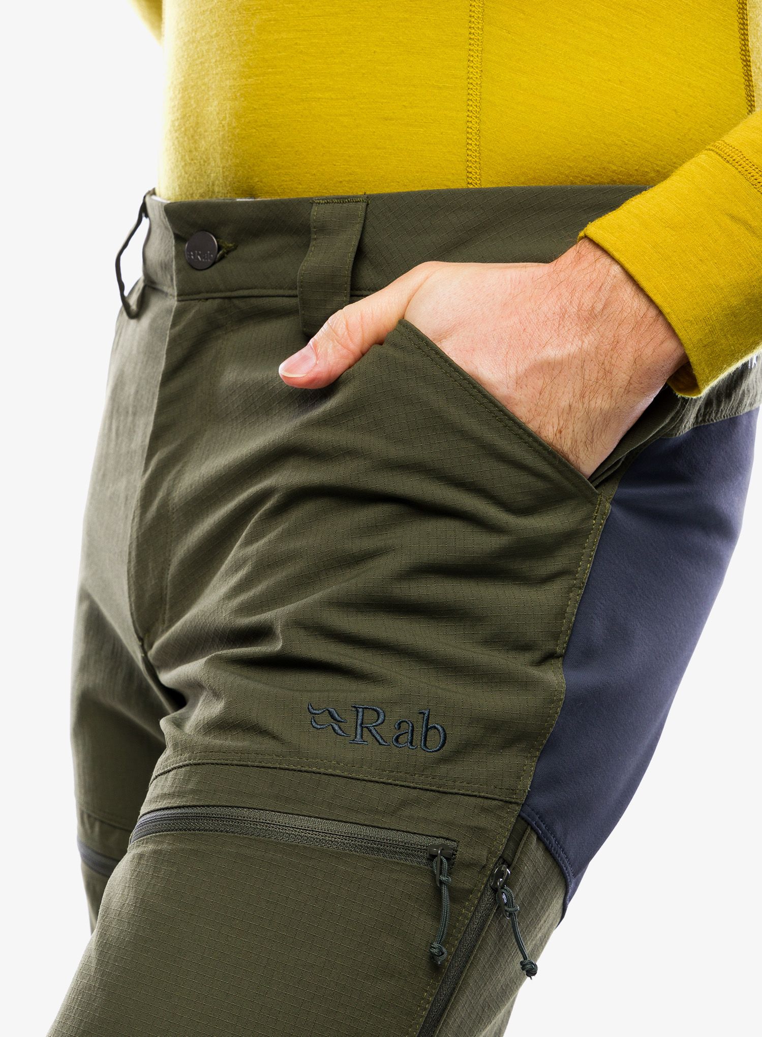 Spodnie trekkingowe Rab Lochan Pants - army