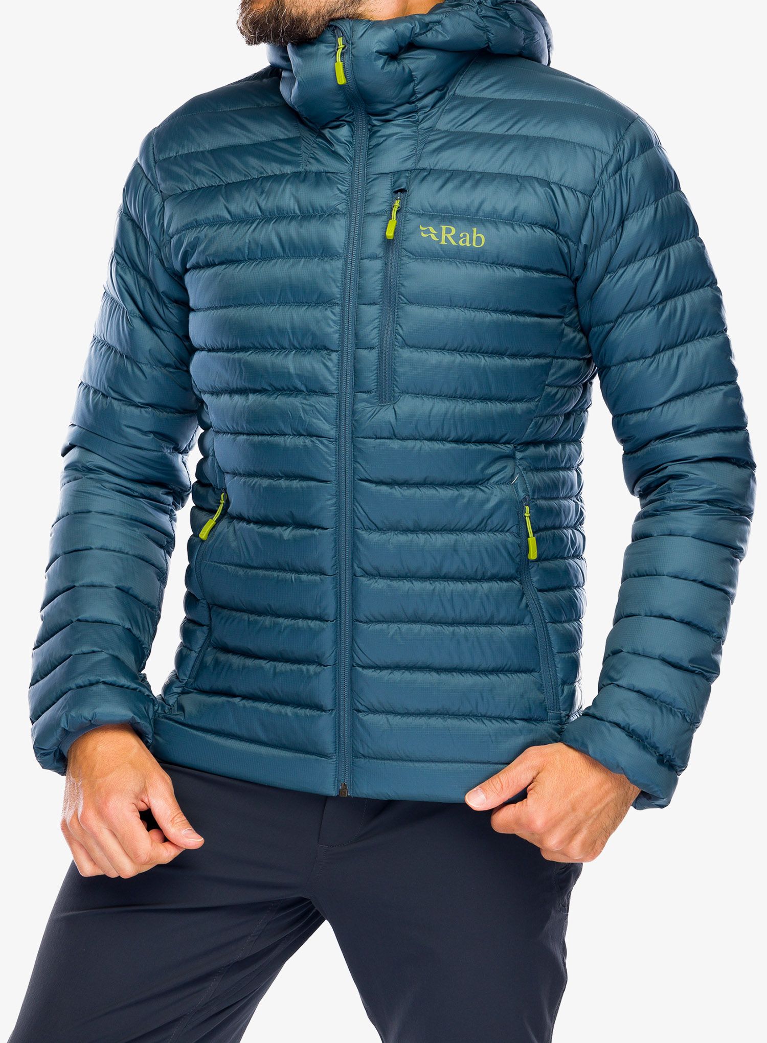 Kurtka puchowa Rab Microlight Alpine Jacket - orion blue