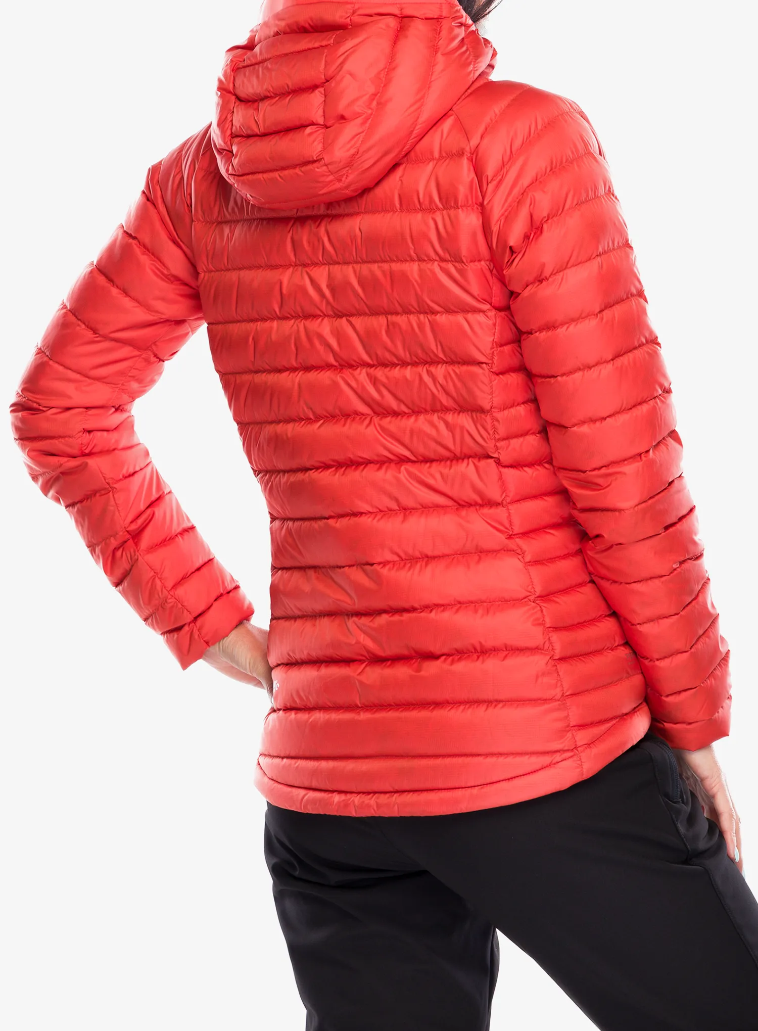 Kurtka puchowa damska Rab Microlight Alpine Jacket - red grapefruit