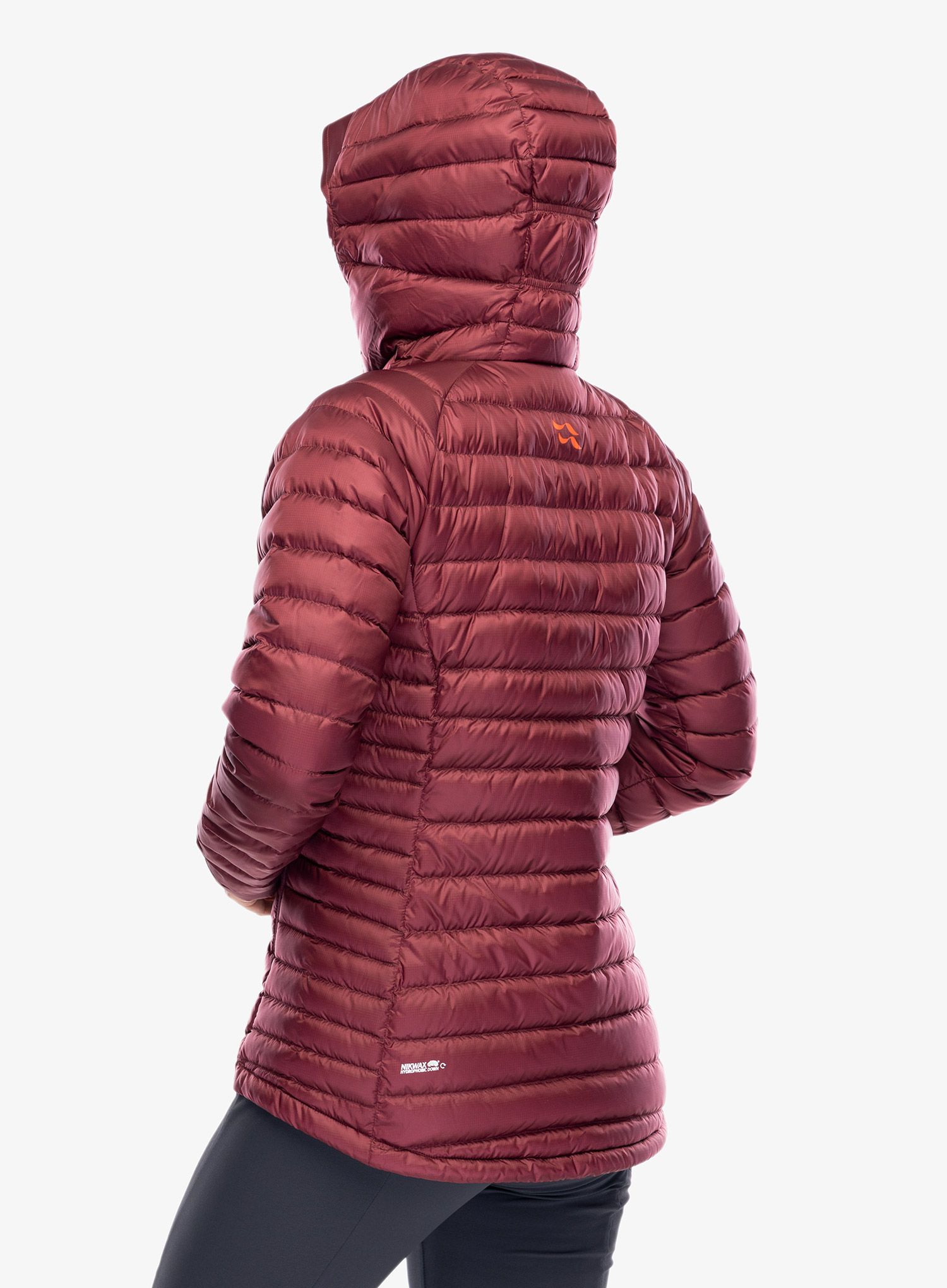 Kurtka damska Rab Microlight Alpine Long Jacket - deep heather