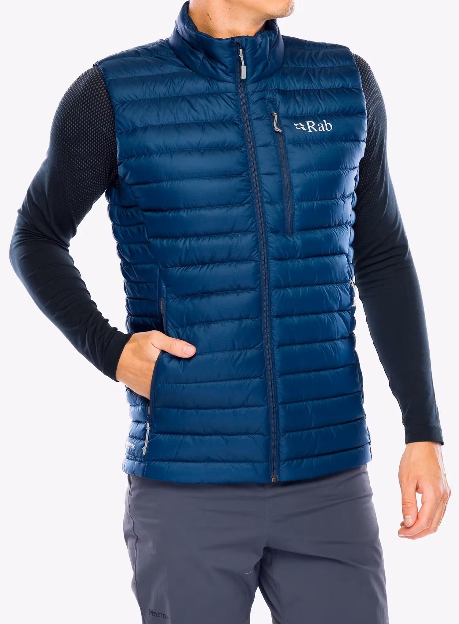 Kamizelka puchowa Rab Microlight Vest - tempest blue
