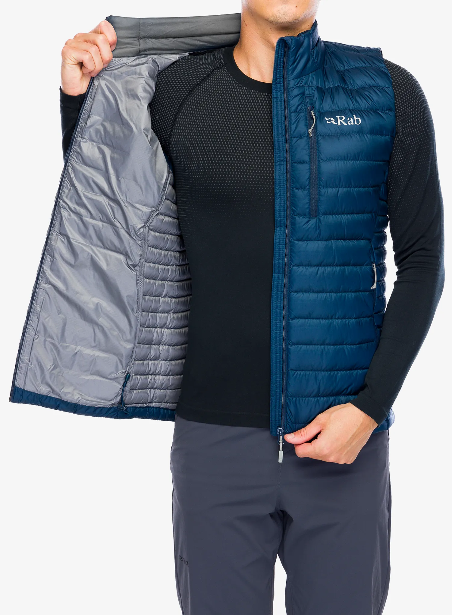 Kamizelka puchowa Rab Microlight Vest - tempest blue