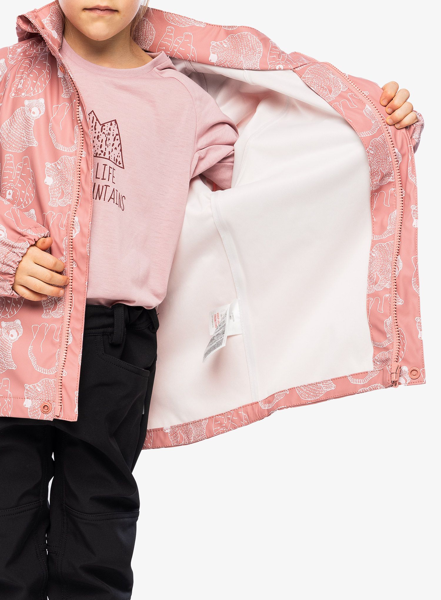 Kurtka dziecięca Reima Vesi - rose blush