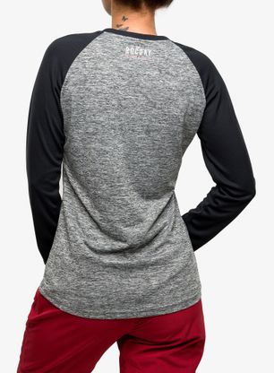 Bluza rowerowa damska Rocday Camber - melange/black