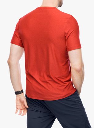 Koszulka szybkoschnąca Royal Robbins Amp Lite Tee - brick red htr