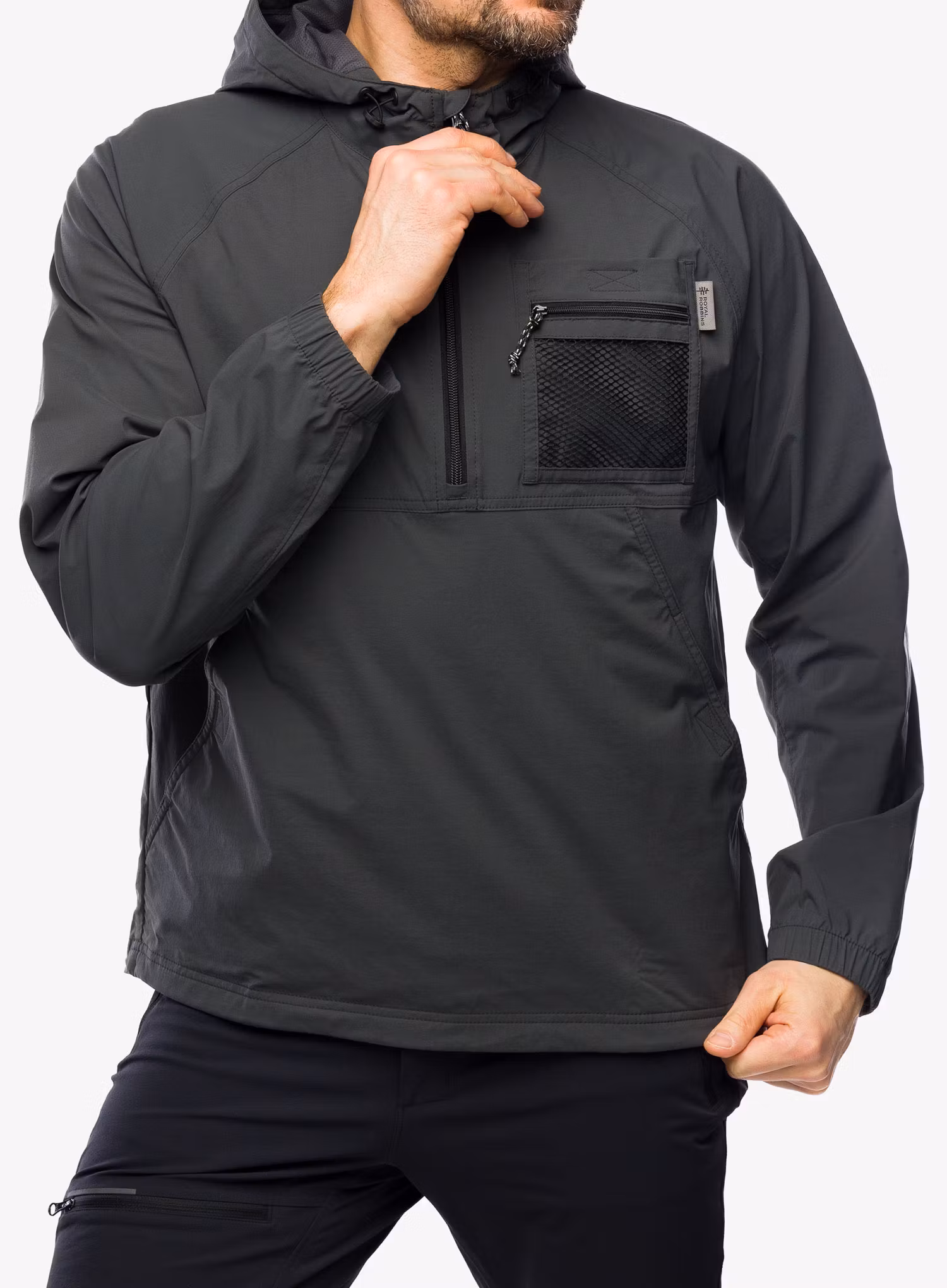 Kurtka przeciwwiatrowa Royal Robbins Merced Anorak - charcoal