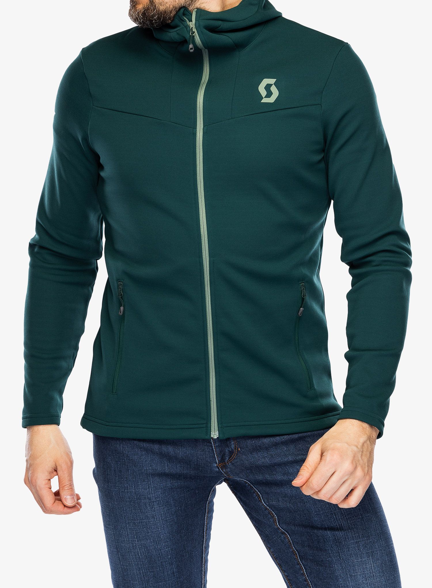 Bluza trekkingowa SCOTT Hoody Defined Mid - lush green