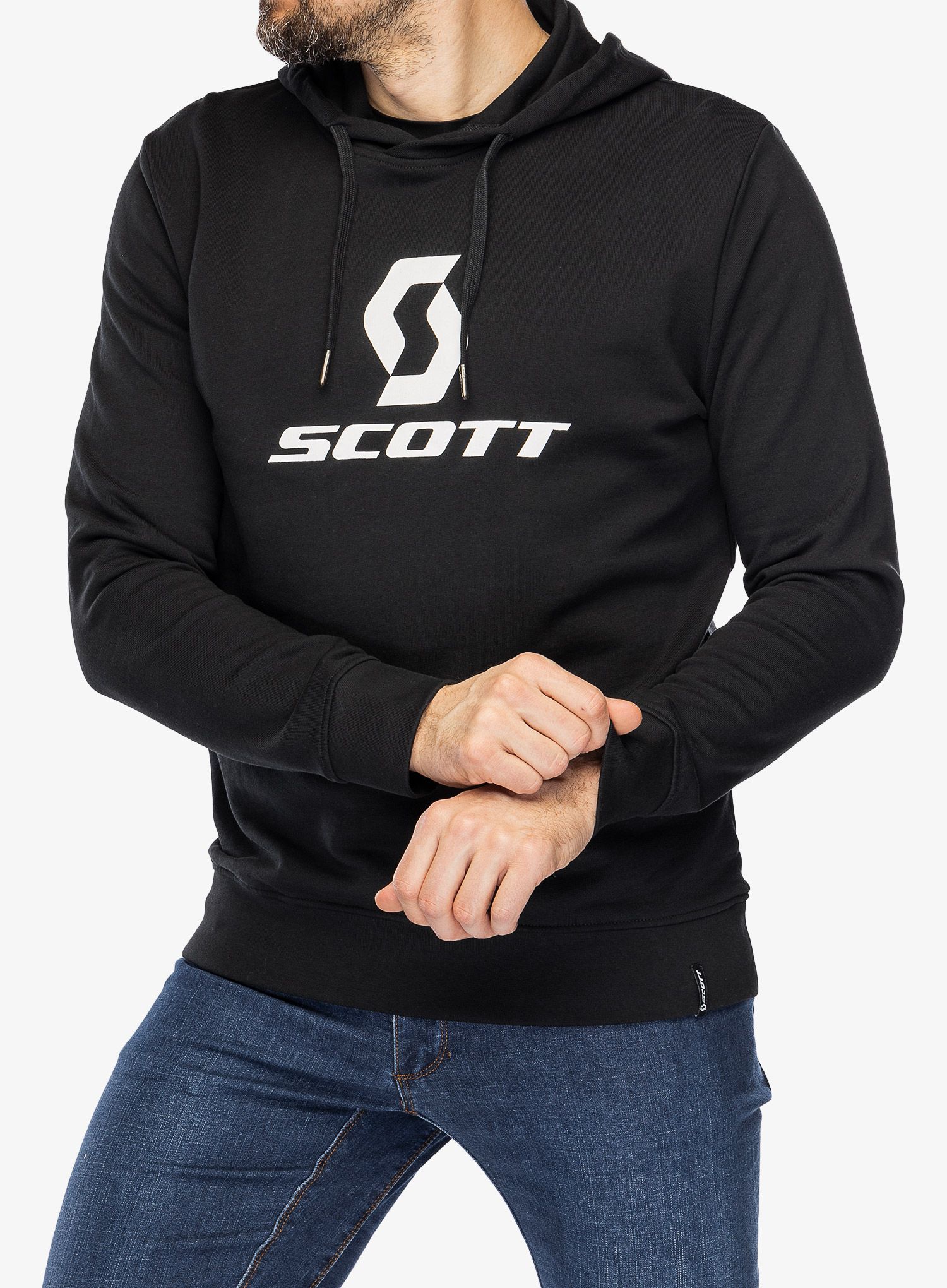 Bluza z kapturem SCOTT Hoody Icon LS - black