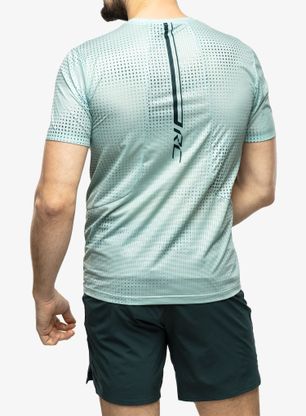 Koszulka do biegania SCOTT SCO RC Run S/S - mineral green/aruba green