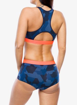 Stanik sportowy Salewa Cristallo Warm AMR Sport Top - navy