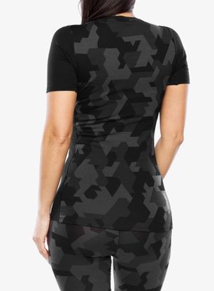 Koszulka damska Salewa Cristallo Warm AMR T-Shirt - black