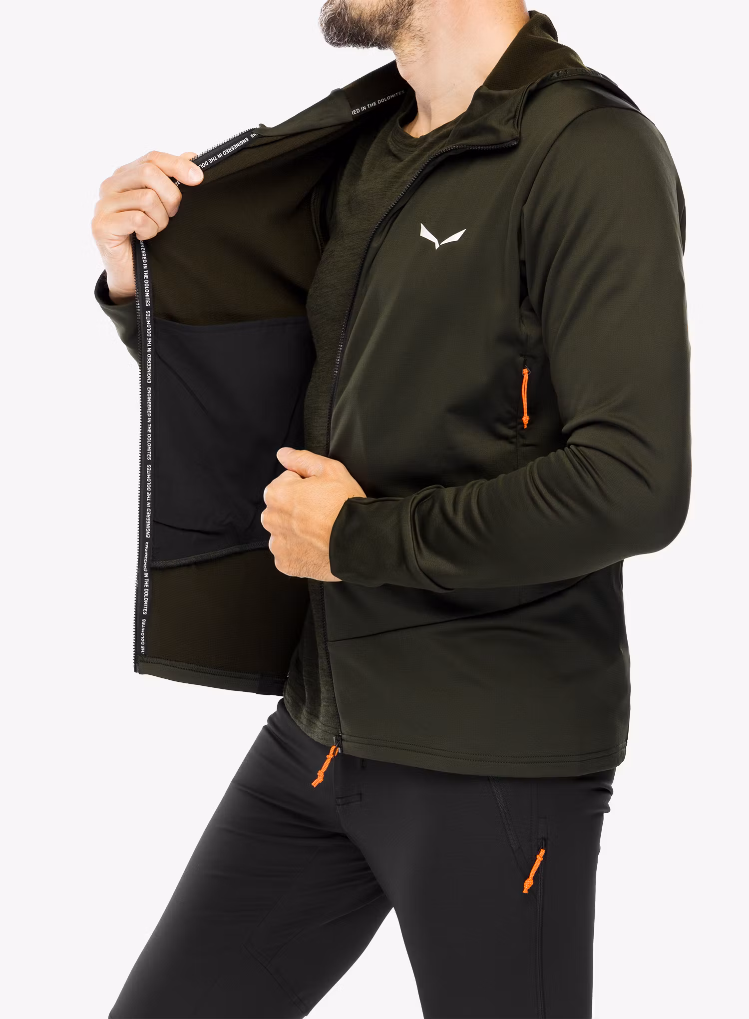 Polar Salewa Puez PL HD Jacket - dark olive