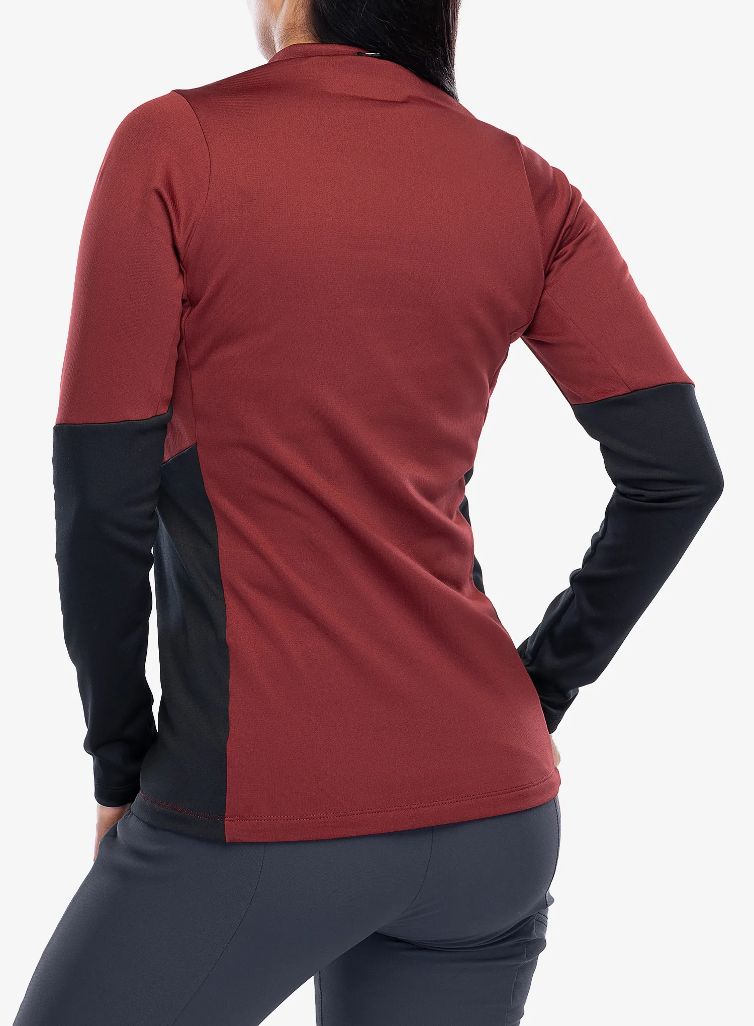 Bluza polarowa damska Salewa Puez PL HZ Fleece - syrah