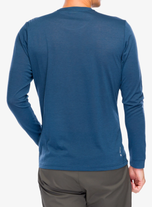 Koszulka z długim rękawem Salewa Solidlogo Dry L/S Te - dark denim