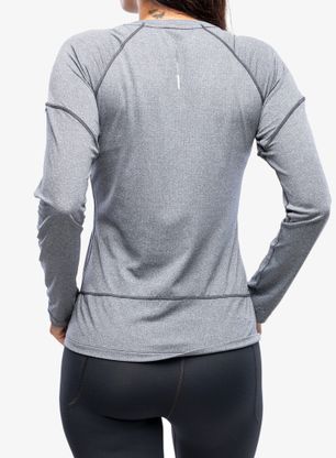 Bluza bez kaptura damska Salomon Cross Run LS Tee - black