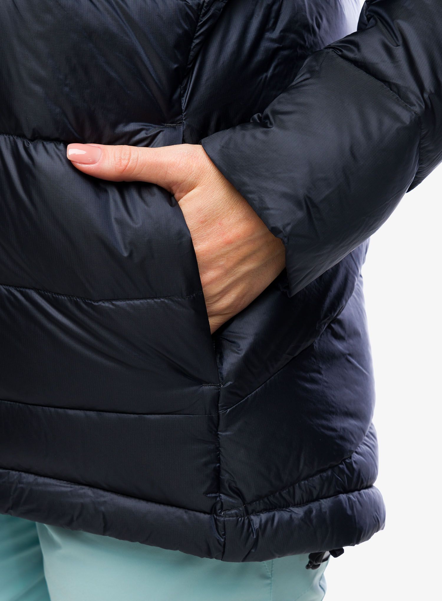 Kurtka ocieplana damska Salomon Elixir Down Parka - deep black