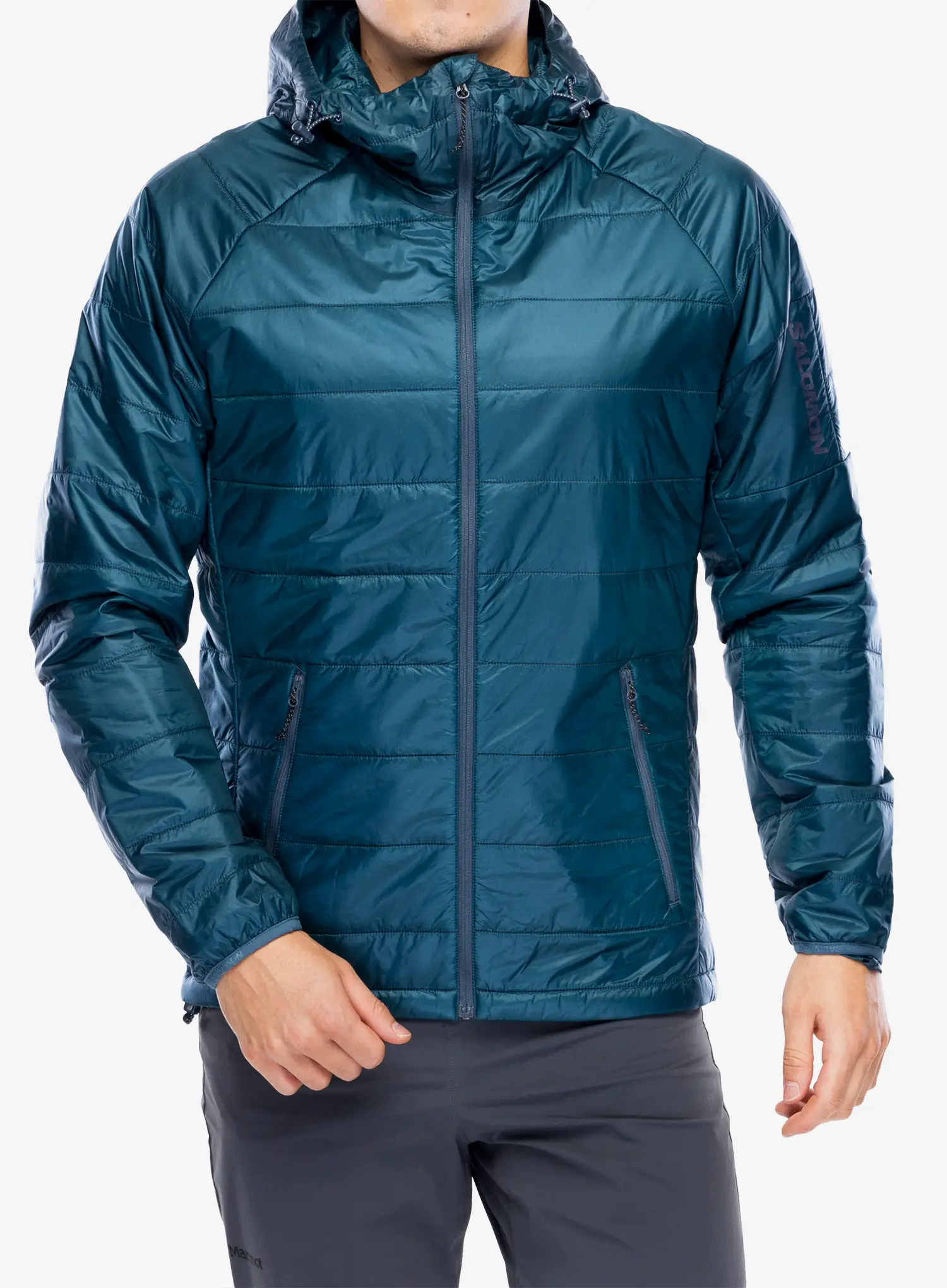 Kurtka ocieplana Salomon Outline HD Jacket - midnight navy