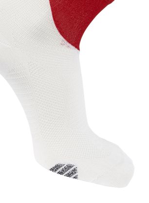 Skarpety biegowe Salomon S/Lab Phantasm Ankle - white/fiery red