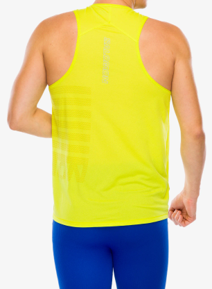 Koszulka biegowa Salomon Sense Aero Singlet - sulphur