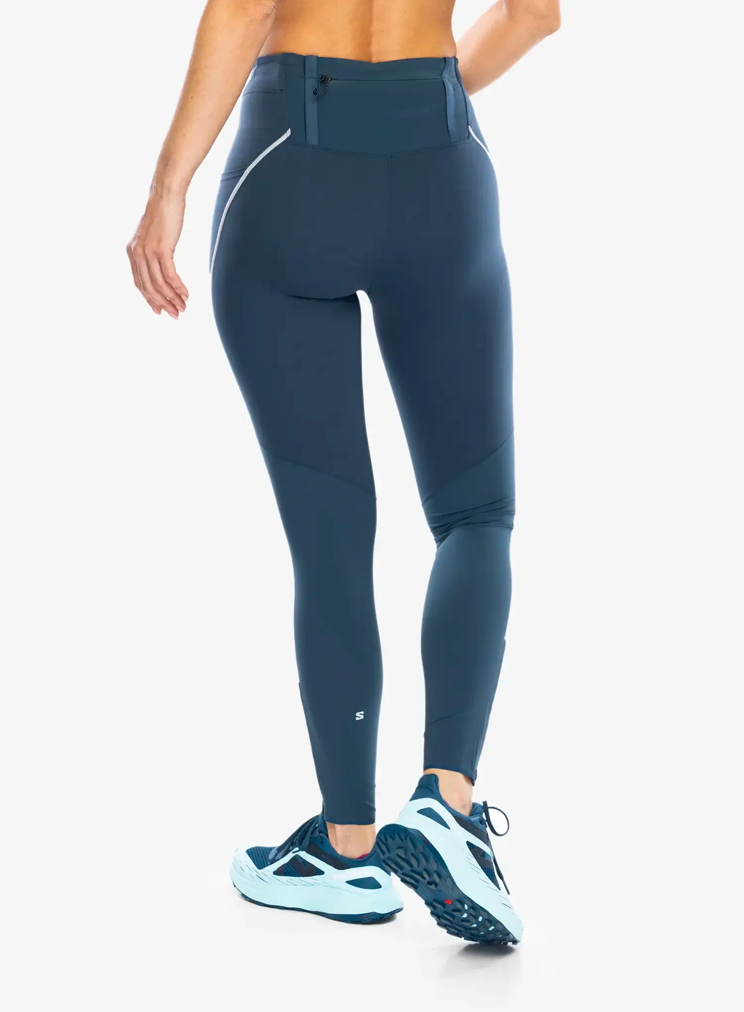 Legginsy damskie Salomon Sense Stow Tight - midnight navy
