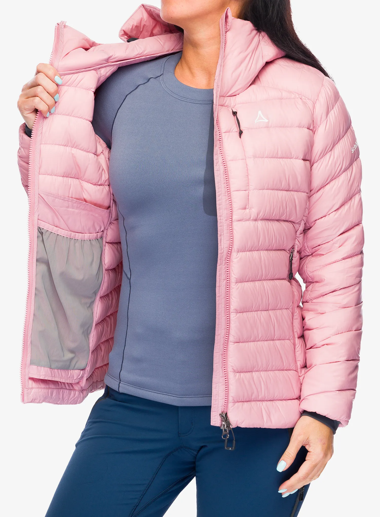 Kurtka puchowa damska Schoffel Down Jacket Silvretta - viola