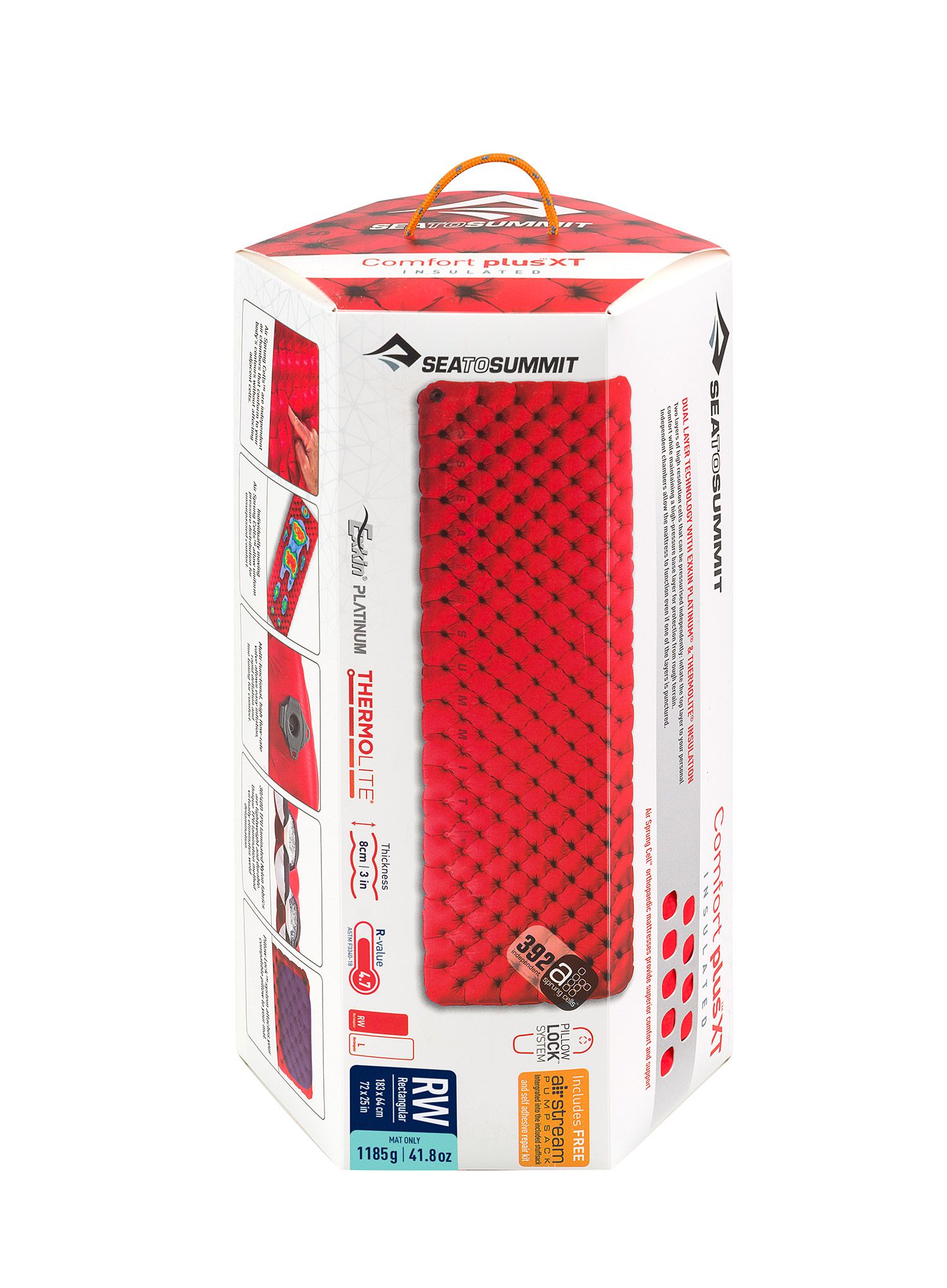 Mata samopompująca Sea To Summit Comfort Plus XT ASC Insulated Mat Rectangular Regular Wide