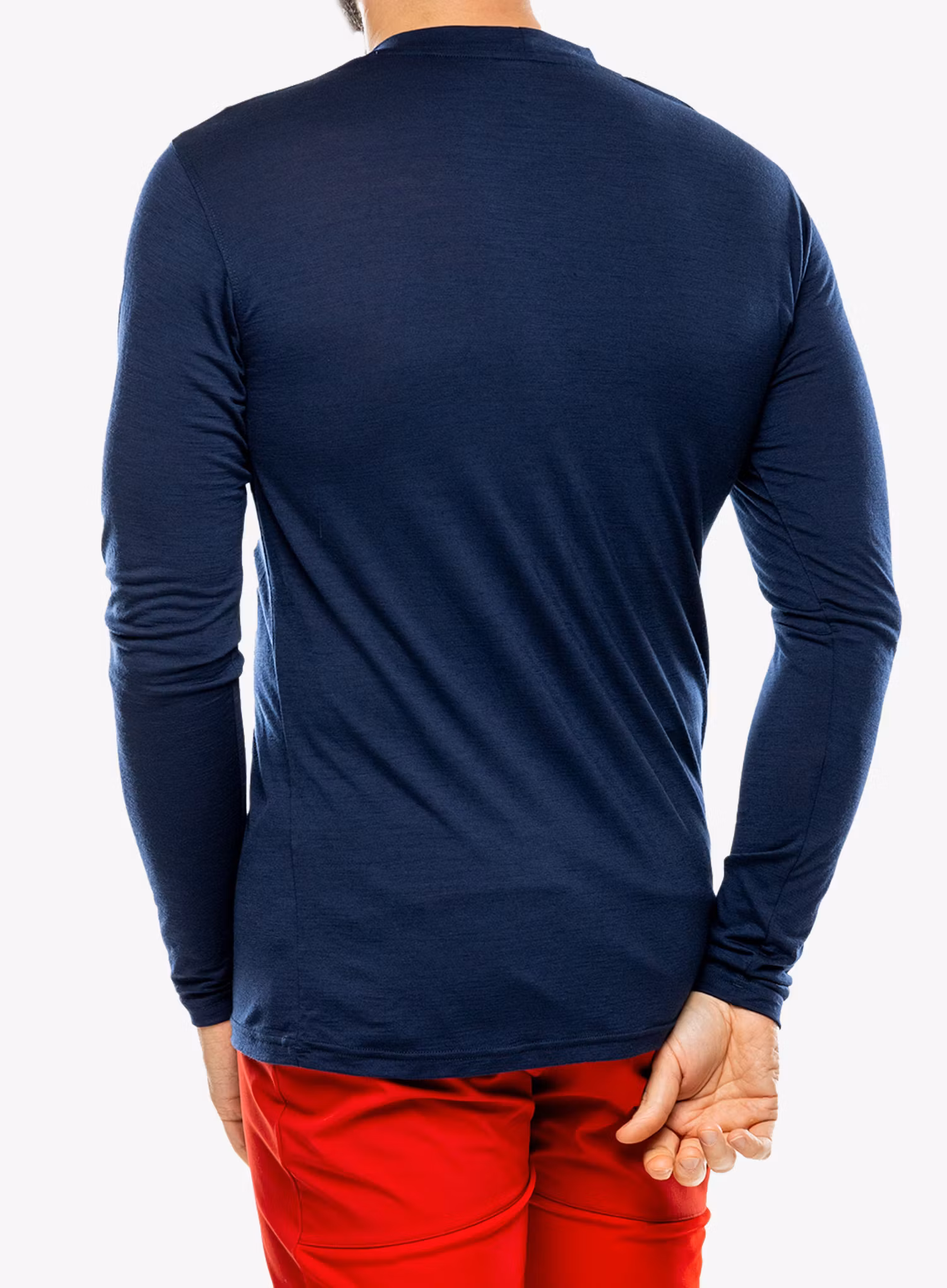 Bluza termoaktywna Sensor Merino Active PT Tee L/S - deep blue moun
