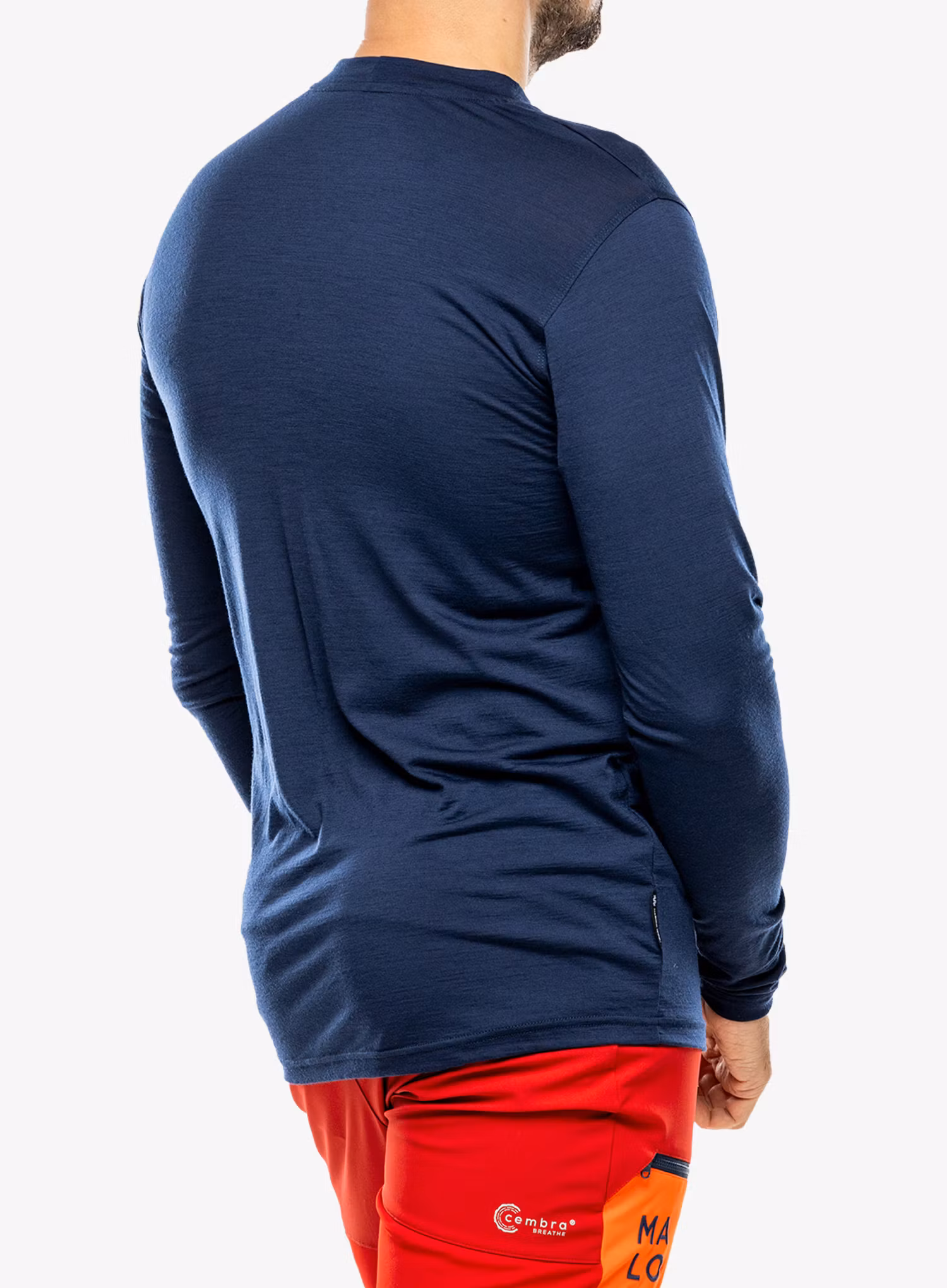 Bluza termoaktywna Sensor Merino Active PT Tee L/S - deep blue moun