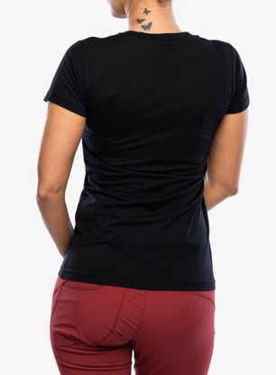 Koszulka merino damska Sensor Merino Active PT Tee S/S - black arrows