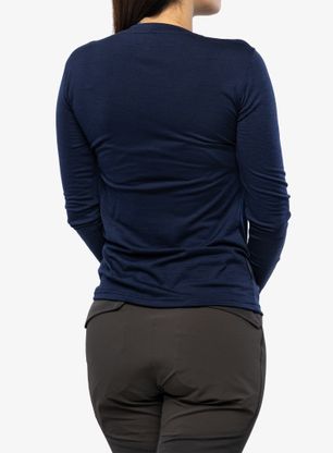 Bluza damska Sensor Merino Active PT - deep blue fox
