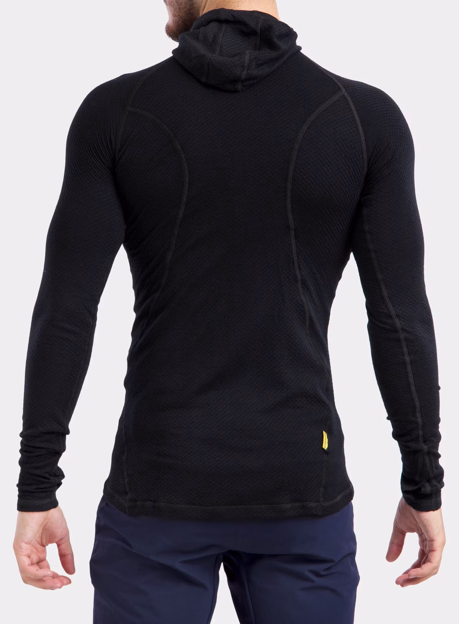 Bluza termoaktywna Sensor Merino DF Tee L/S Hooded - black
