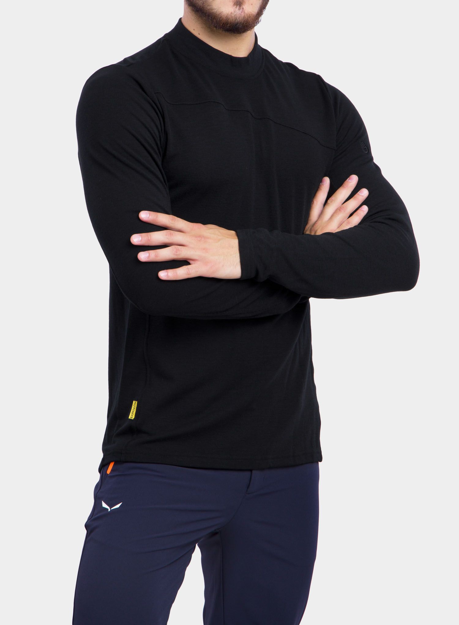 Bluza Sensor Merino Ex Tee L/S - black
