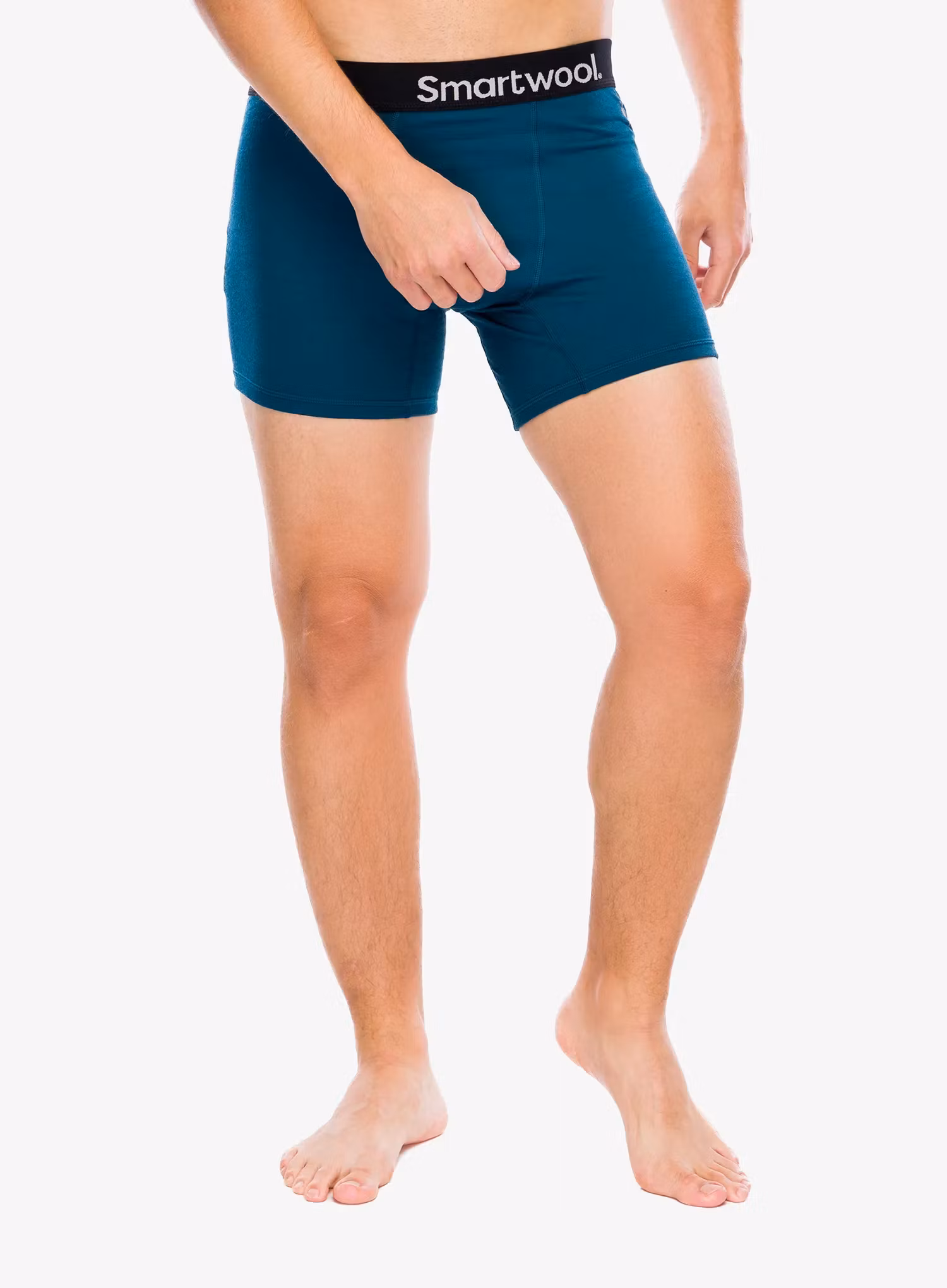 Bokserki termoaktywne Smartwool Active Boxer Brief Boxed - twilight blue