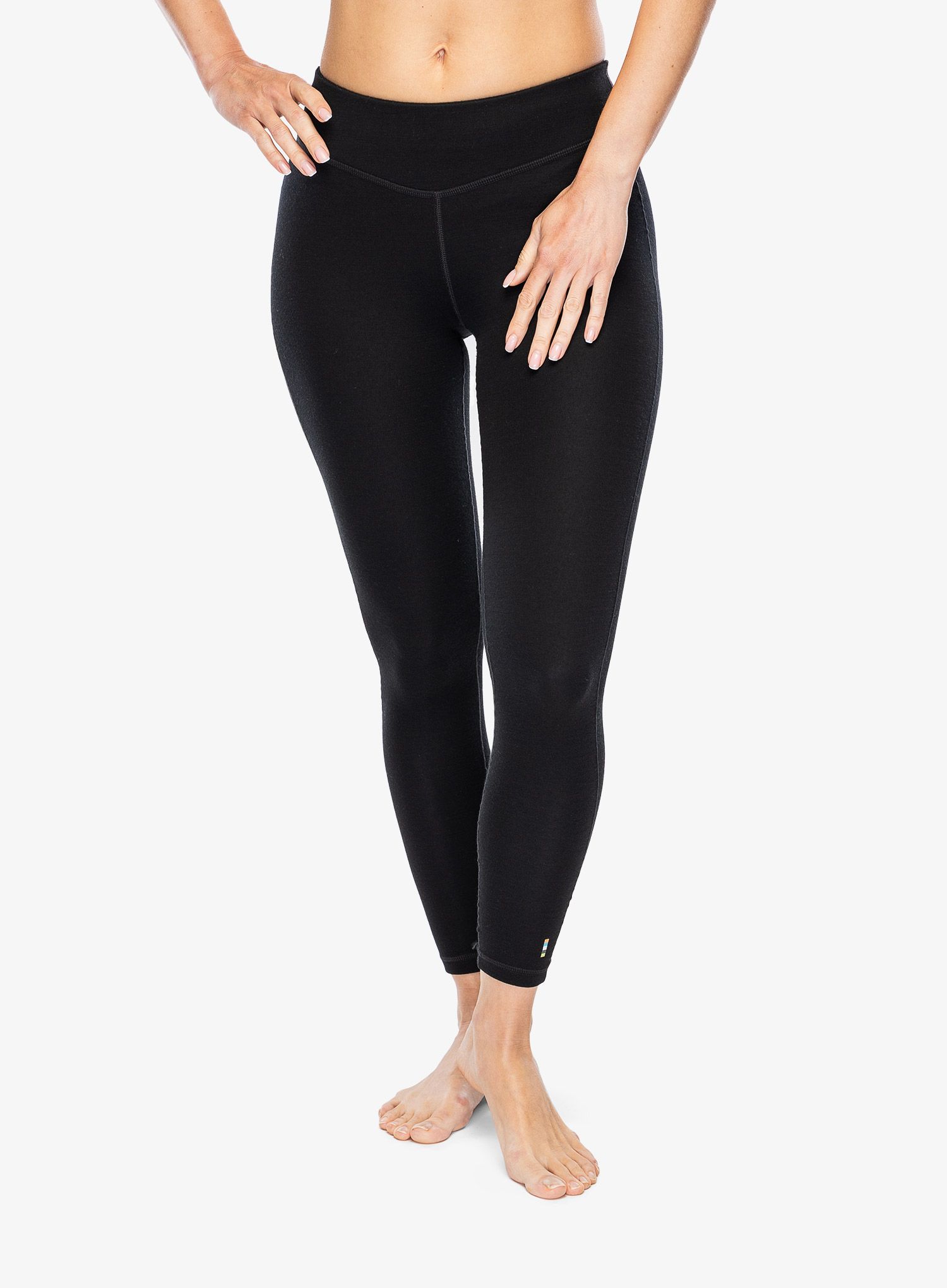 Legginsy termoaktywne damskie Smartwool Classic Merino BL Bottom - black