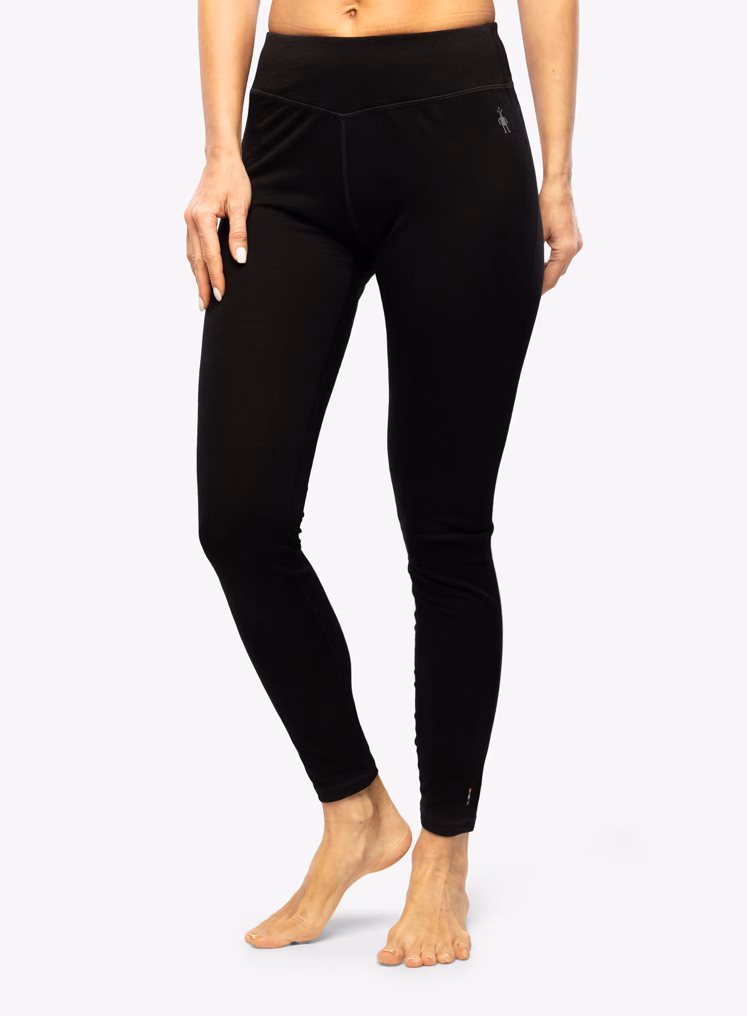 Legginsy termoaktywne damskie Smartwool Classic Merino Base Layer Bottom Boxed - black