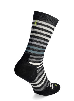 Skarpety Smartwool Everyday Spruce Street Crew Socks - black/white