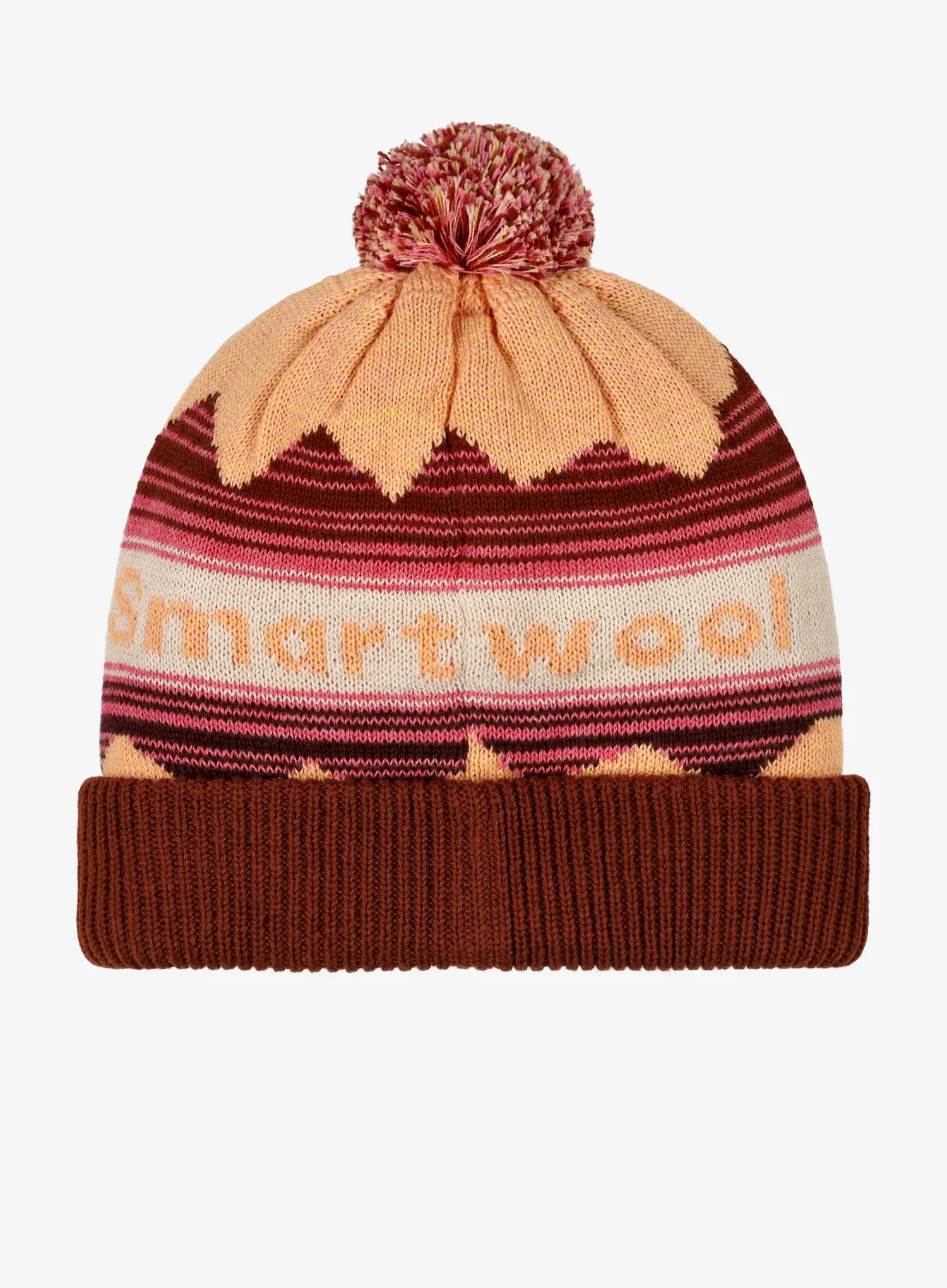 Czapka zimowa Smartwool Knit Winter Pattern POM Beanie - apricot