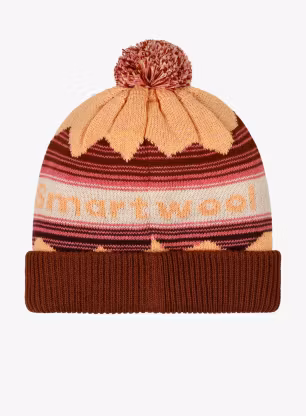 Czapka zimowa Smartwool Knit Winter Pattern POM Beanie - apricot