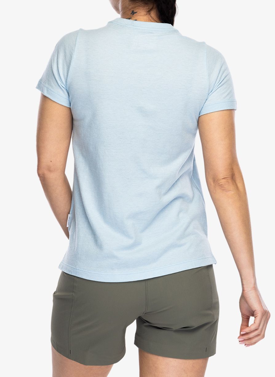 Koszulka damska Smartwool Perfect Crew Tee - winter sky heather