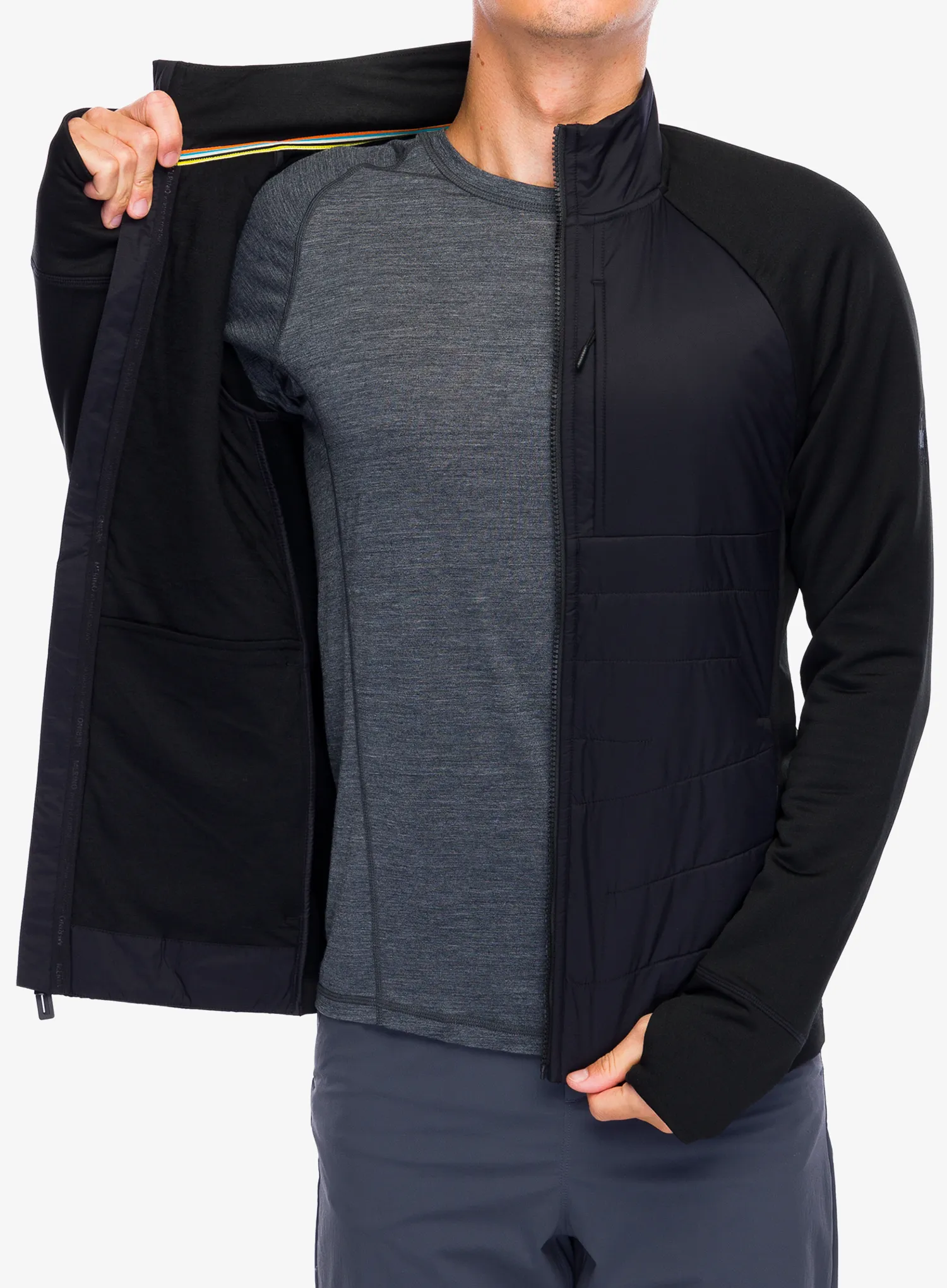 Kurtka hybrydowa Smartwool Smartloft Jacket - black