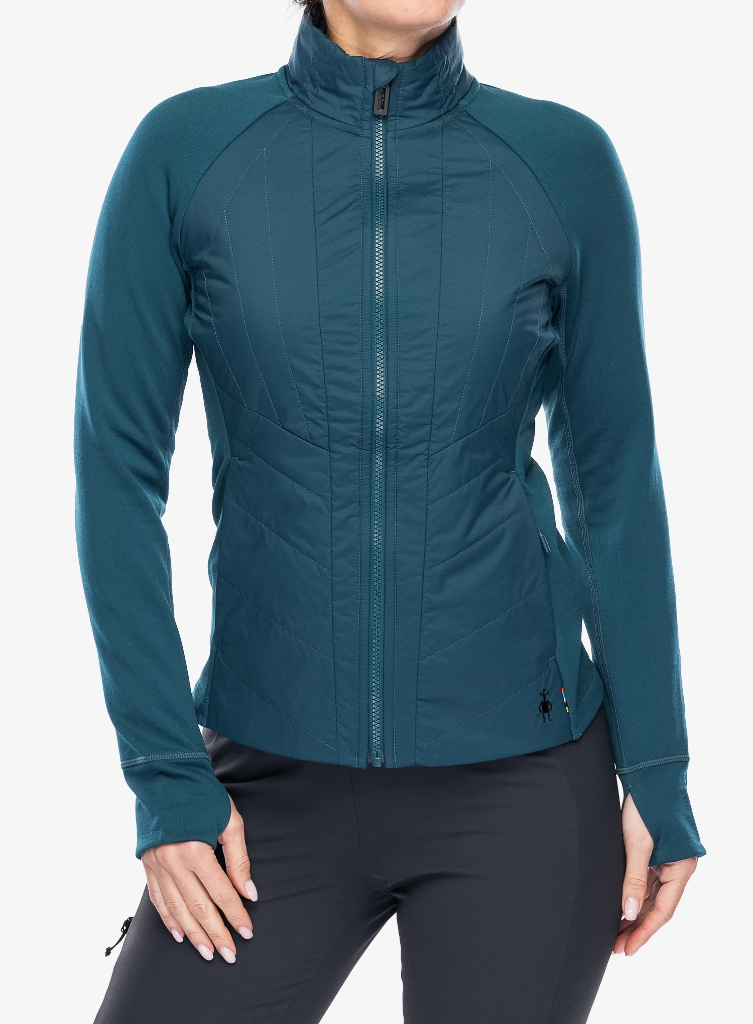 Kurtka hybrydowa damska Smartwool Smartloft Jacket - twilight blue