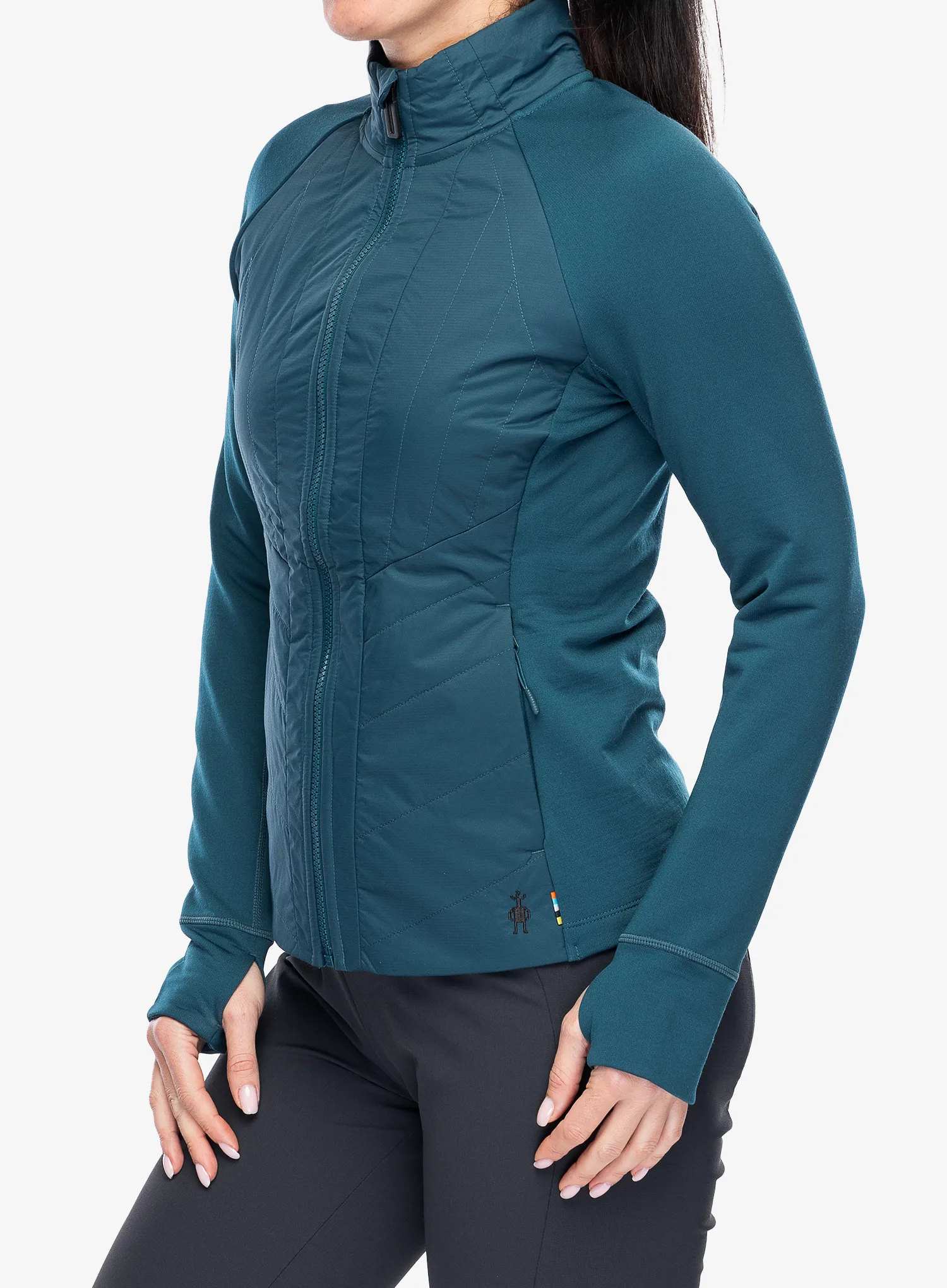 Kurtka hybrydowa damska Smartwool Smartloft Jacket - twilight blue