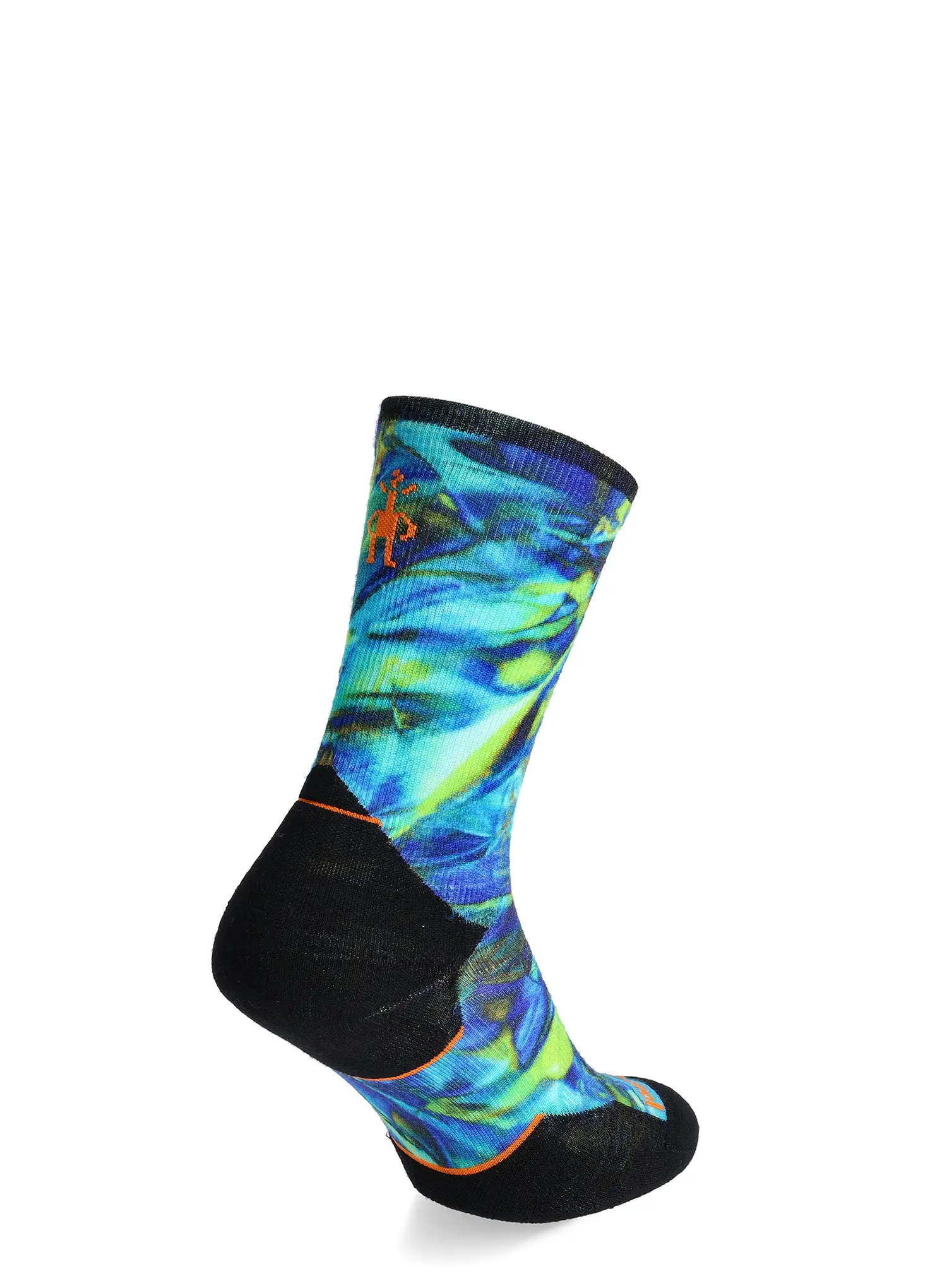 Skarpety biegowe Smartwool Trail Run Targeted Cushion Reflections Print Crew Socks - capri