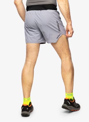 Spodenki do biegania męskie adidas TERREX Agravic Pro Trail Running Shorts - silver violet