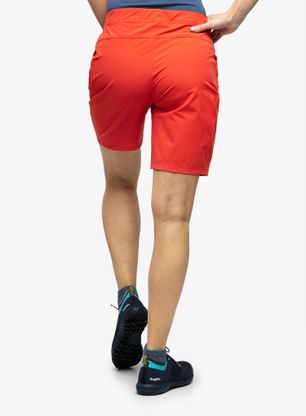 Spodenki turystyczne damskie Haglofs Lizard Softshell Shorts - poppy red