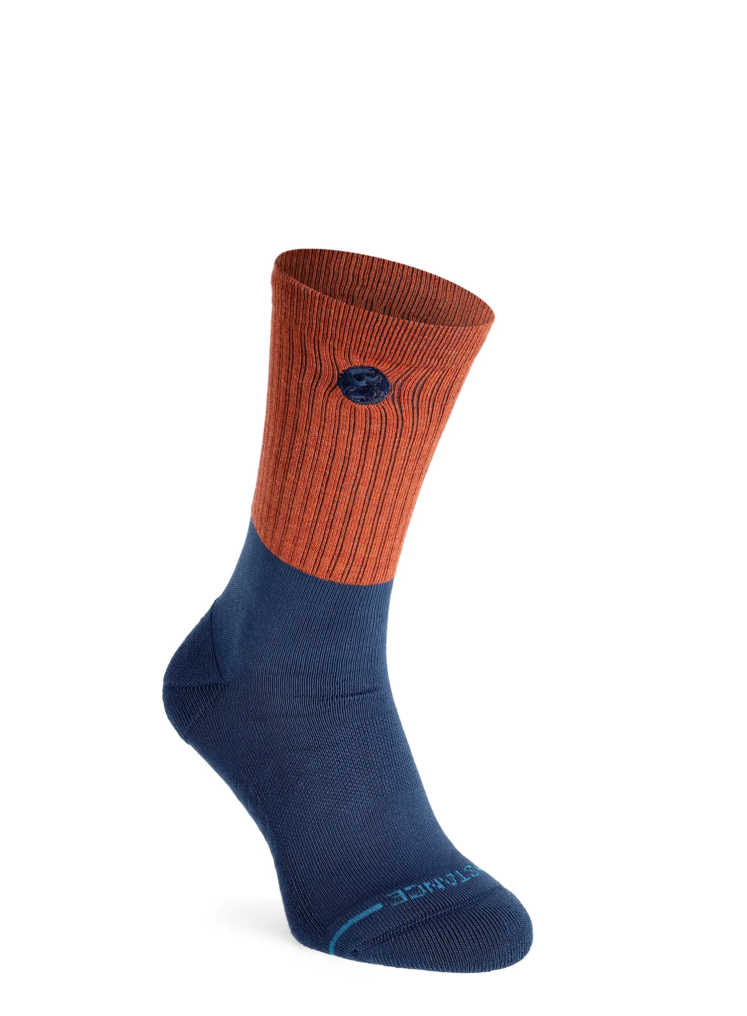Skarpety Stance Opposites Crew - burnt orange