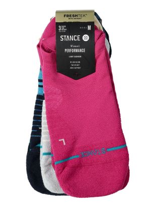 Skarpety do biegania damskie Stance Pick It Up 3 Pack - magenta