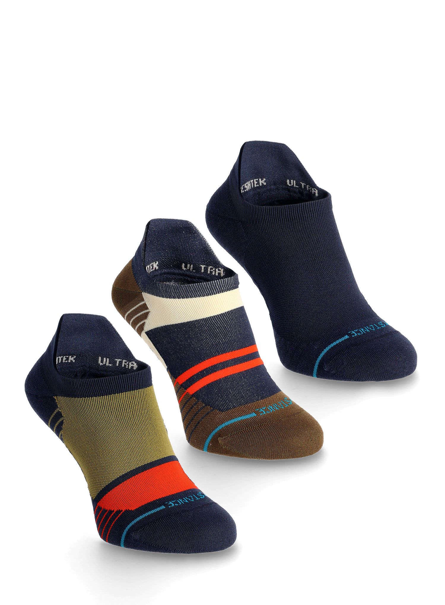 Skarpety biegowe Stance Route UL Tab 3-Pack - navy