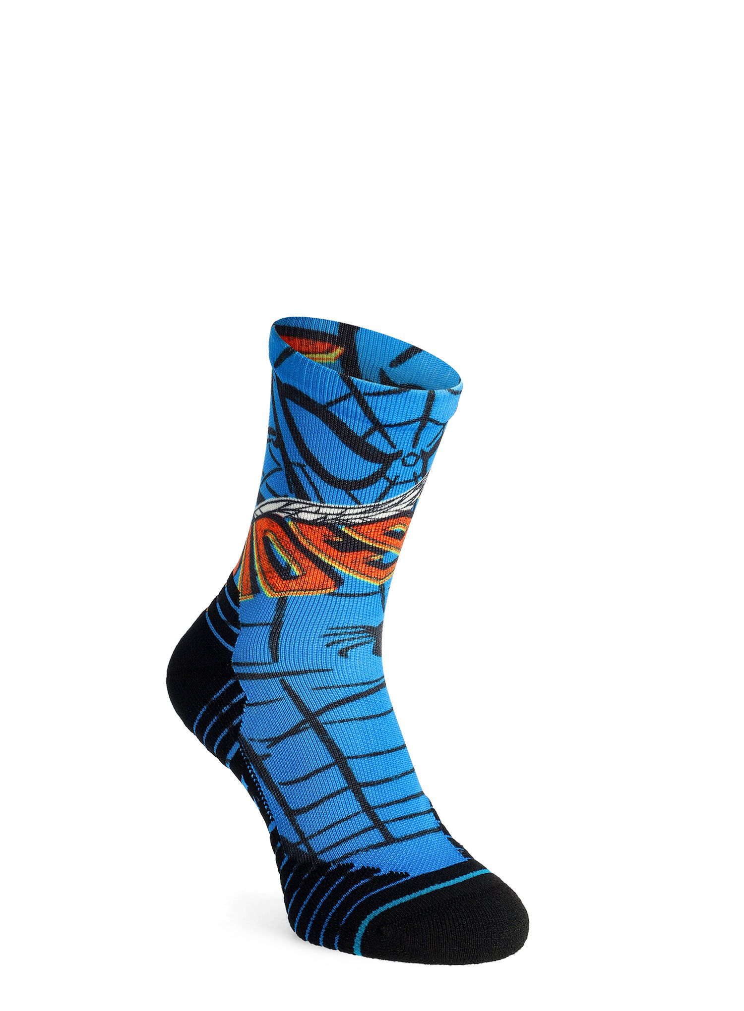 Skarpety turystyczne Stance Spiderman Mid - blue